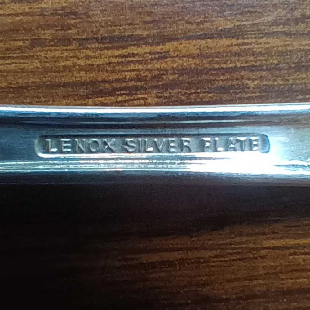 Vintage Wallace Silver 1933 Lenox Silverplated Deerfield Silverware 7 Pc. Set